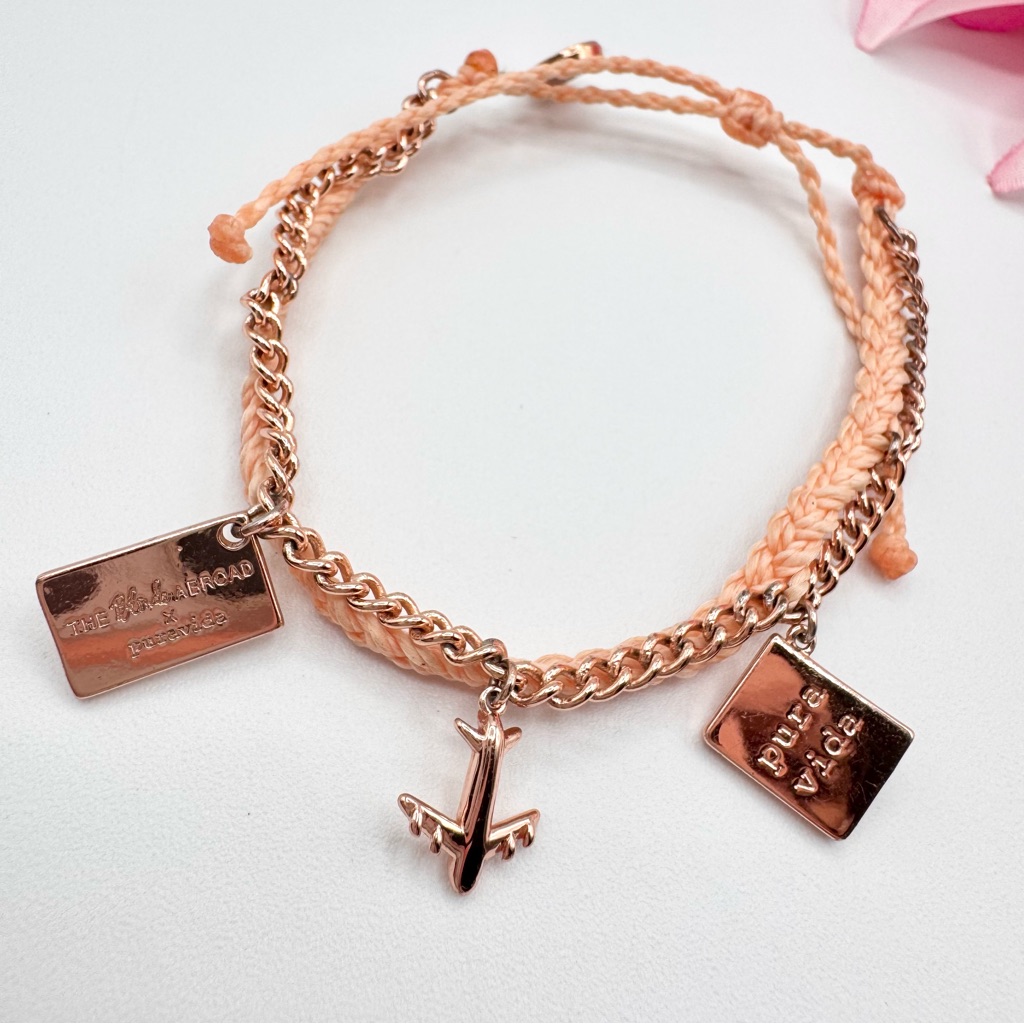 Pura Vida Jet Setter Travel Charm Bracelet 14$